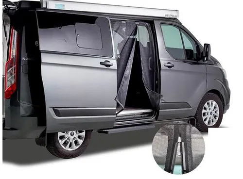 Ford Custom Transit Nugget Moskitonetz - Fliegennetz mit Magnet für Schiebetüren - Sonstige, idealer Schutz vor Insekten mit einfachem Magnetverschluss für mehr Komfort beim Reisen.