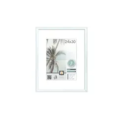 Kunststoffrahmen  Kyoto , weiß , Kunststoff , Maße (cm): B: 25 H: 31 T: 1.8