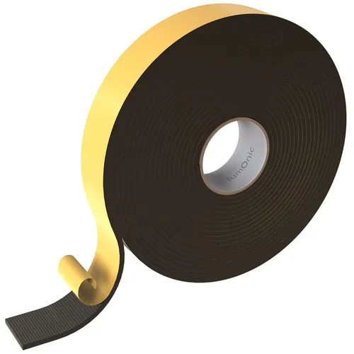 10m EPDM Dichtband 50mm x 5mm Selbstklebend Fenster Türen Dichtungsband Fassade