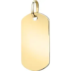 CHRIST Kettenanhänger Herren-Anhänger aus 375er Gelbgold - Kettenanhänger aus modernem 375er Gelbgold, inklusive Verpackung und mit eleganter Öse - ideal für stilvolle Männer.