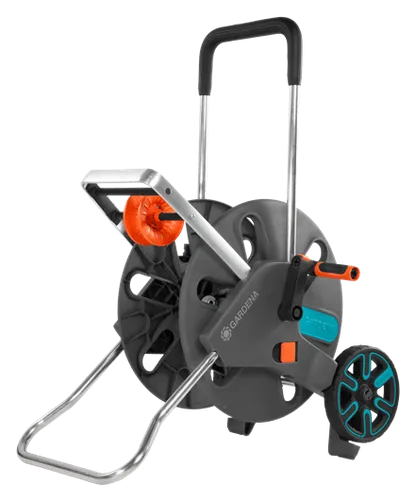 Gardena Schlauchwagen CleverRoll L Easy - Praktischer Schlauchaufroller mit ergonomischer Kurbel, frostbeständig und platzsparend verstaubar