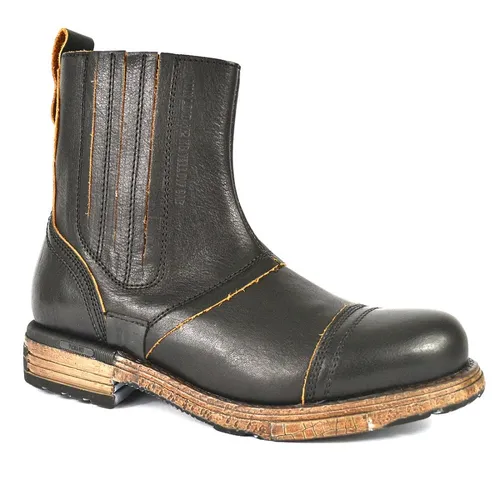 Yellow Cab UTAH 8 A Herren Leder Stiefel - Hochwertige Herrenstiefel aus Leder mit robustem Gummiboden und praktischem Reißverschluss. Ideal für stilvolle Auftritte im Alltag.