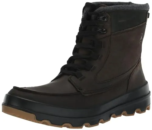 Kamik Inception Herren Winterstiefel - Dunkelbraun 42 - Wasserdichte Herren-Winterstiefel mit nachhaltiger HEAT-MX Isolation und feuchtigkeitsableitendem Fleecefutter, ideal für Alltag, Freizeit und Arbeit.