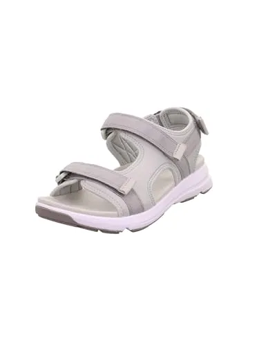 Legero Damen Liberty Flache Sandale, Aluminio 2500, 37 EU - Wanderschuhe mit flexibler Laufsohle und praktischem Klettverschluss für optimalen Tragekomfort bei Outdoor-Aktivitäten.