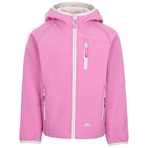 TRESPASS Kinderpullover, 110-116 cm, rosa - Bequemer Pullover für Kinder aus 100% Polyester. Ideal für kalte Tage und perfekt für den täglichen Gebrauch.