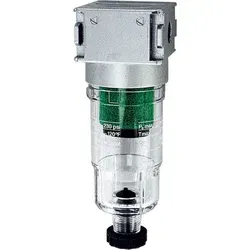 Mikrofilter »multifix-mini« mit PC-Behälter - Automatisierungstechnik: Hochleistungs-Mikrofilter mit 0,01 μm für präzise Filtration und bis zu 16 bar Druckbeständigkeit – ideal für saubere Prozesse.
