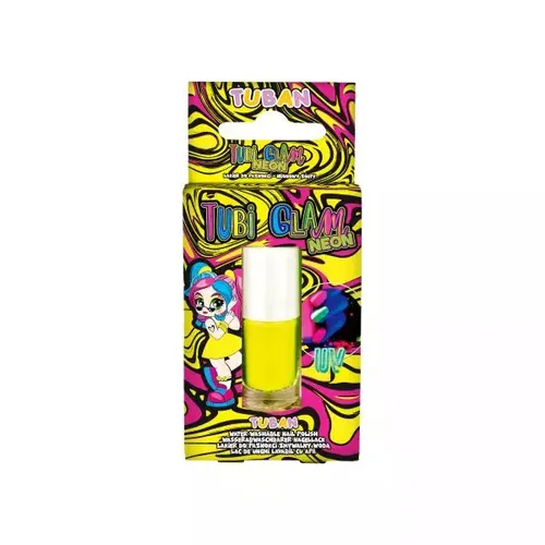 Tubi Glam. Lakier do paznokci żółty neon Tuban 5901087035426