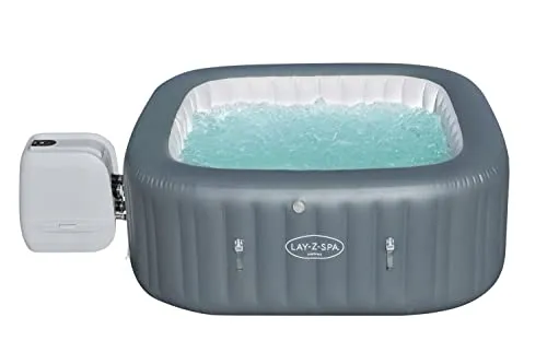 Bestway 60001 Miami Hydromassage-Pool - Außenwhirlpool für 2-4 Personen mit Hydromassage-Funktion, aus strapazierfähigem DuraPlus-Material für entspannende Stunden im Garten oder auf der Terrasse.