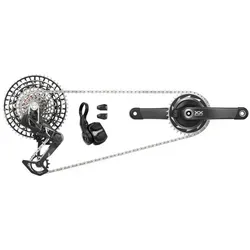 SRAM XX SL Eagle Transmission MTB Gruppe – Höchste Performance - Erlebe die SRAM XX SL Eagle Transmission MTB Gruppe mit 55 mm Kettenlinie und 174 mm Q-Faktor. Optimierte Schalttechnik für präzise Gangwechsel und herausragende Leistung unter Last – ideal für anspruchsvolle Mountainbiker.