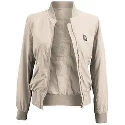 Manufaktur13 Women Bomber - Stilvolle Damen Bomberjacke mit Waffle Stretch - Leichte Übergangsjacke mit Vintage Rippstrickkragen und elastischen Seiteneinsätzen für optimalen Tragekomfort. Perfekt für Frühling und Herbst, im klassischen MA1 Look.