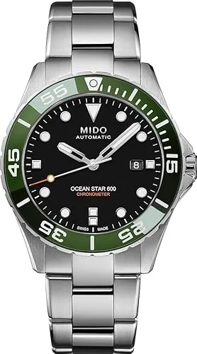 MIDO Ocean Star 600 C Special Edition M026.608.11.051.01 - Herren Automatikuhr - Armbanduhren für Herren, hochwertige Edelstahl-Taucheruhr mit drehbarer Lünette und beeindruckender Wasserdichtigkeit für Abenteurer.
