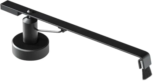 Pro-Ject Sweep It E Mitlaufbesen mit Naturhaarbürste (Schwarz) - Effektiver Mitlaufbesen für Plattenspieler, reinigt schonend mit natürlichem Haar. Ideal für Primary, Essential und Debut Modelle. Stabiler Stand und elegantes Design sorgen für ein optimales Hörerlebnis.