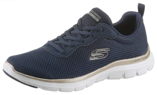 SKECHERS FLEX APPEAL 4.0 BRILLINAT VIEW Damen Sneaker - Sportliche Sneaker für Damen mit Air Cooled Memory Foam für ultimativen Komfort und Dämpfung, ideal für Freizeitaktivitäten.
