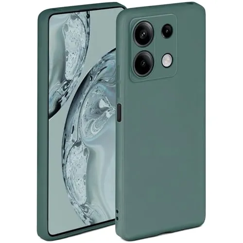 ONEFLOW Soft Case für Redmi Note 13 5G Hülle aus Silikon mit Kameraschutz, Silikonhülle mit erhöhtem Schutz fürs Display, Backcover Schutzhülle, weiche Handyhülle, Petrol