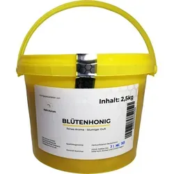 Deutscher Blütenhonig 2,5 kg im Eimer - Feincremiger Blütenhonig aus Hessen, schonend geerntet und verarbeitet. Ideal für den Genuss auf Brot oder im Tee – ein natürlicher Genuss direkt aus der Region.