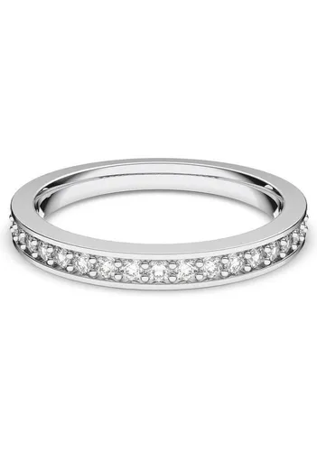 Swarovski Fingerring Matrix Tennis - Eleganter Ring mit Kristallen - Fingerring aus rhodiniertem Metall mit funkelndem Swarovski® Kristall, ideal als modisches Accessoire für jeden Anlass. Perfektes Geschenk, inkl. Etui.