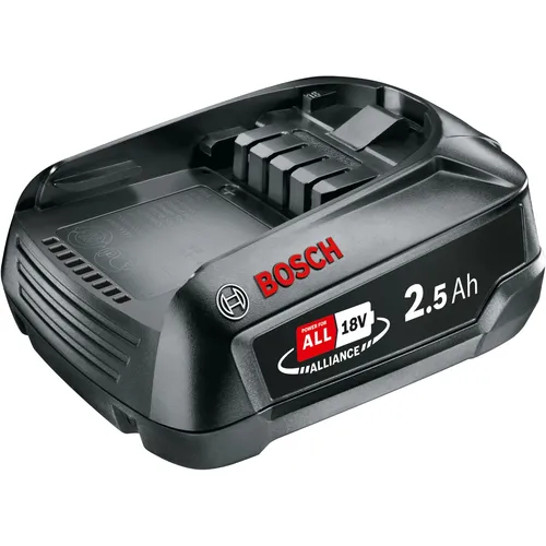 Bosch Ersatz-Akku PBA 18V 2.5Ah W-C - Hohe Kapazität für längere Laufzeiten, kompatibel mit allen 18V Power for All-Geräten