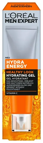 L'Oréal Men Expert Healthy Look Gesichtsgel für Männer, 40 ml - Erfrischendes Gesichtsgel für einen natürlichen, wachen Teint. Mit Vitamin C für intensive Feuchtigkeit und eine harmonische Bräune. Ideal für die tägliche Anwendung und sorgt für ein frisches Hautgefühl.