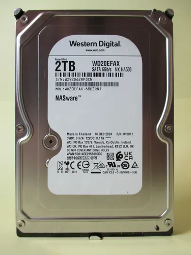 Western Digital WD Red - WD20EFAX - 2TB Festplatte Sata3 intern 3,5"