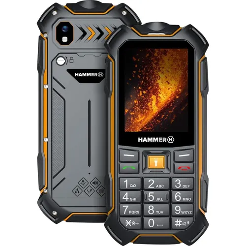 Hammer Boost 2 LTE - Robustes IP68 Handy mit 3500 mAh - Handys & Smartphones - IP68-zertifiziertes, staub- und wasserdichtes Design für extreme Bedingungen, ideal für Profis auf Baustellen oder im Freien.