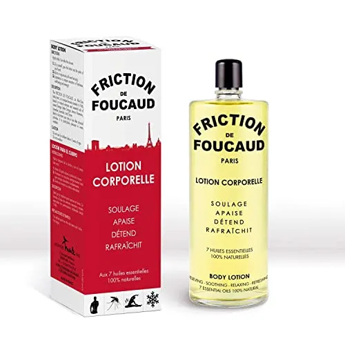 Friction de Foucaud - Glasflasche Ätherisches Öl Elixier - Energie, Frische und Wohlbefinden, 250 ml - Französische Marke