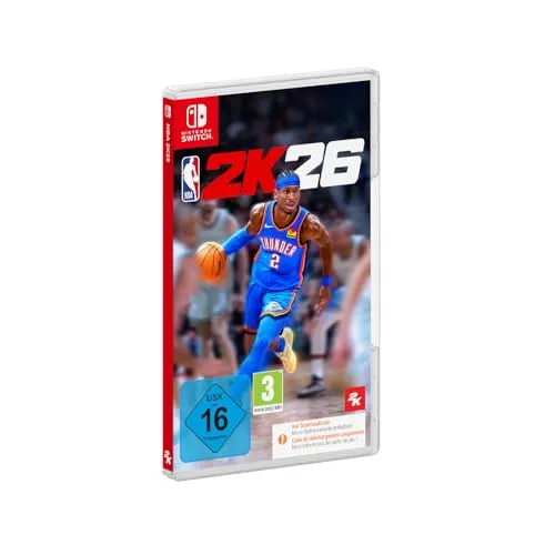 NBA 2K26 NSW - Basketball Spiel für Nintendo Switch - Erlebe intensives Gameplay in verschiedenen Modi wie Meine KARRIERE und MyTEAM. Fordere Freunde heraus und entwickle deinen eigenen Spieler zur Legende. Perfekte Steuerung und dynamische Bewegungen garantieren Spielspaß!