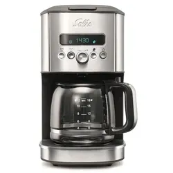 SOLIS OF SWITZERLAND Aroma Brewer 1021 - Filterkaffeemaschine mit 1,8l Glaskanne, 24-Stunden-Timer und Aromawahlschalter für perfekten Kaffeegenuss