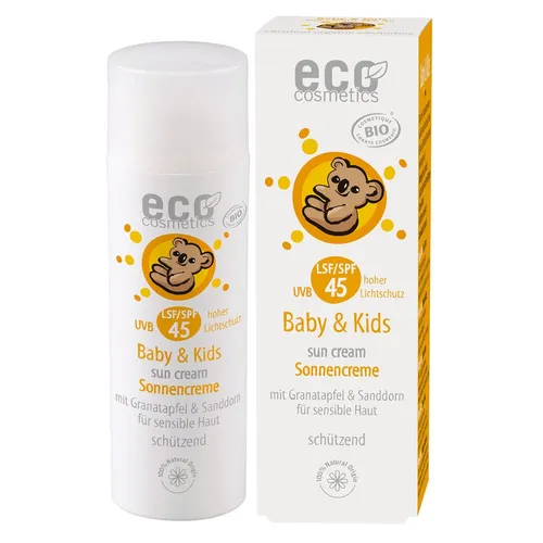 Eco Cosmetics Baby & Kids Sonnencreme LSF 45   50 ml
