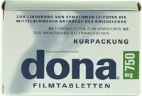 DONA 750 mg - 180 Filmtabletten - Arzneimittel zur Unterstützung der Gelenkgesundheit, rezeptfrei erhältlich und ideal für eine langanhaltende Anwendung.