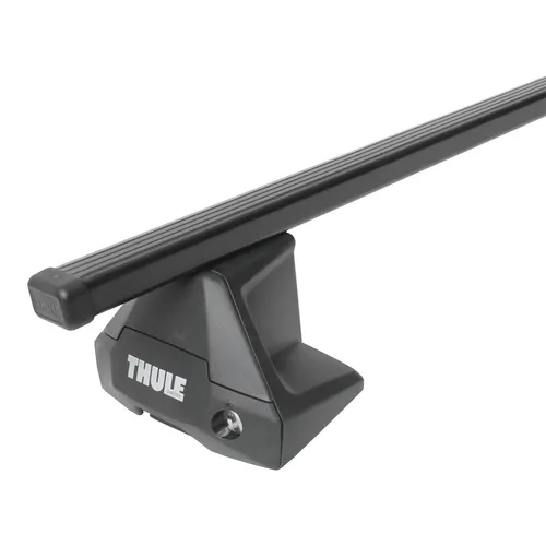 Thule SquareBar Dachträger für Renault Megane IV B9A - Fahrzeugspezifischer Gepäckträger aus Stahl mit abnehmbaren und abschließbaren Querträgern, maximale Traglast von 60 kg für optimale Transportmöglichkeiten.