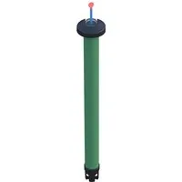 WaterUps Wasserstandsanzeiger Mechanisch 30 cm x 5 cm x 5 cm Schwarz