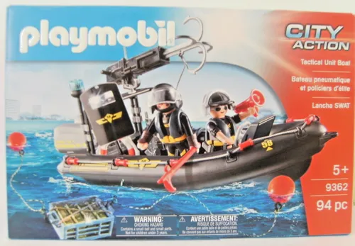 Playmobil City Action SEK - Schlauchboot 9362 Neu & OVP Polizei Boot