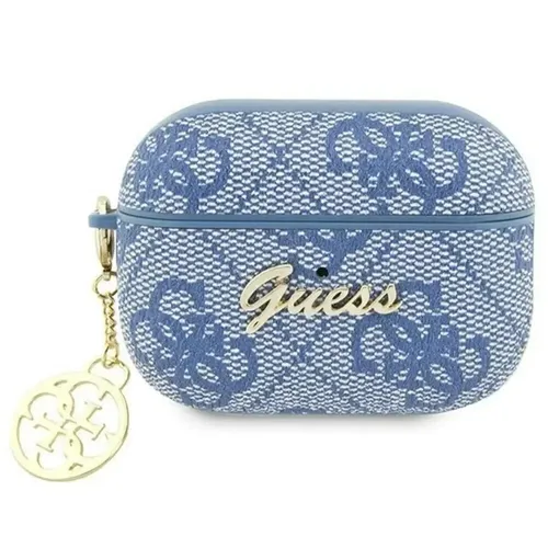 Guess Airpods Pro 2 Case - Pink Heart Charm - Audio-Zubehör, stilvolle Hülle aus der 4G Charm Kollektion mit elegantem goldenen Anhänger und umfassendem Schutz für Ihre AirPods Pro 2.
