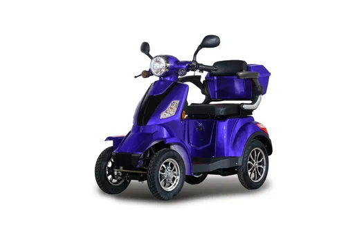 STORMBORN R4 Elektromobil 25 km/h - Blau, sicheres vierrädriges E-Mobil für Senioren mit 60 km Reichweite und schneller Aufladung