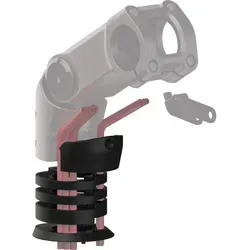 Centurion Steuersatzabdeckung für Procraft Adjustable Deluxe 52 mm Schwarz - Hochwertige Steuersatzabdeckung für eine perfekte Passform und einfache Montage. Ideal für Fahrradlenkköpfe, sorgt für Stabilität und Langlebigkeit.