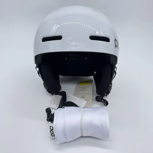 POC Fornix MIPS Helm blixten white Gr. ML - Skihelme & Snowboardhelme, sicherer Schutz mit MIPS-Technologie für optimale Sicherheit und Komfort auf der Piste.