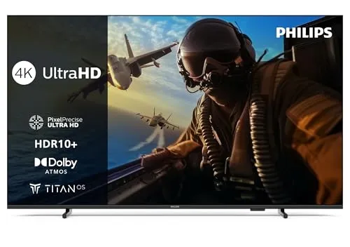 Philips 75PUS7000/12 75" 4K LED Smart TV - 4K UHD Fernseher mit 189 cm Diagonale, Alexa-kompatibel und vielseitigen Anschlussmöglichkeiten für ein beeindruckendes Fernseherlebnis.
