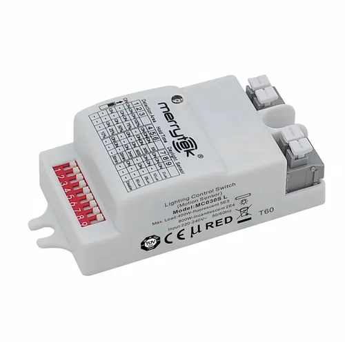 L03C MC030S-L Merrytek Mikrowellen Bewegungssensor Ein/Aus Funktion 220-240V AC