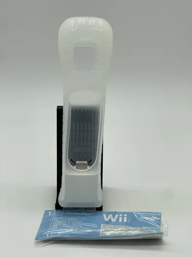 ORIGINAL Wii Motion Plus Adapter weiß mit Hülle für Nintendo Wii Controller