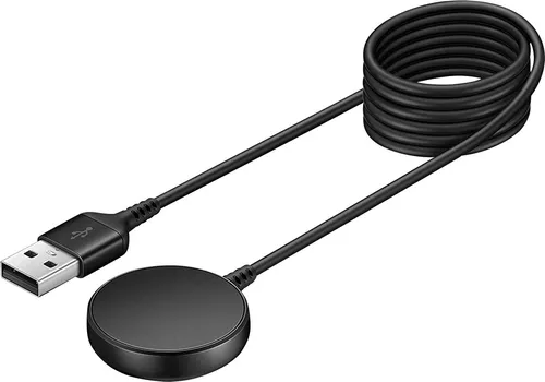 Samsung Induktive Ladestation (Ep-OR825) für Galaxy Watch Active2 - Smartwatch Zubehör mit kompakt tragbarem Design. Die magnetische Halterung ermöglicht ein einfaches und komfortables Aufladen Ihrer Galaxy Watch Active2 überall.