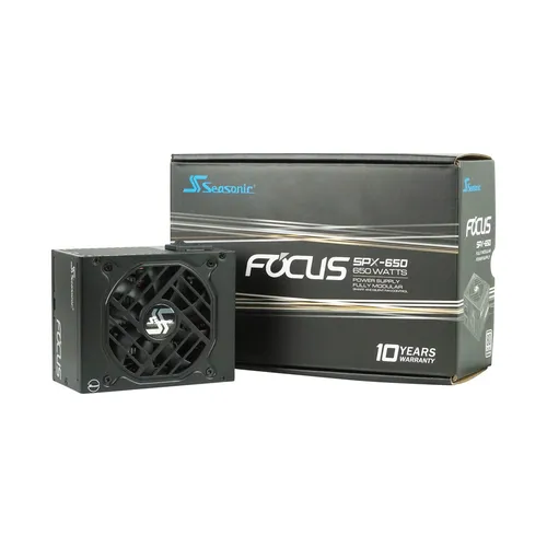 Seasonic Netzteil 650W FOCUS-SPX-650 - Modular, 80+ Platinum Effizienz für langlebige Leistung und flexible Gestaltung