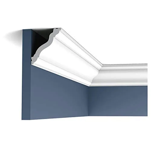 Orac Decor CX177 AXXENT Eckleiste - Stuckleiste aus Duropolymer, leicht und stoßfest, ideal für Innen- und Außenbereich. Verleiht jedem Raum zeitlose Eleganz und Flair.