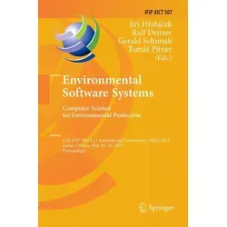 Environmental Software Systems. Computer Science for Environmental Protection / Springer International Publishing / Taschenbuch