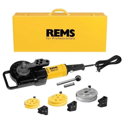 Rems Curvo Elektrischer Rohrbieger 15-18-22 mm, 580026 - Professioneller Rohrbieger für präzise Biegungen, leistungsstarker 1000W Motor und ideal für Installateure und Handwerker.
