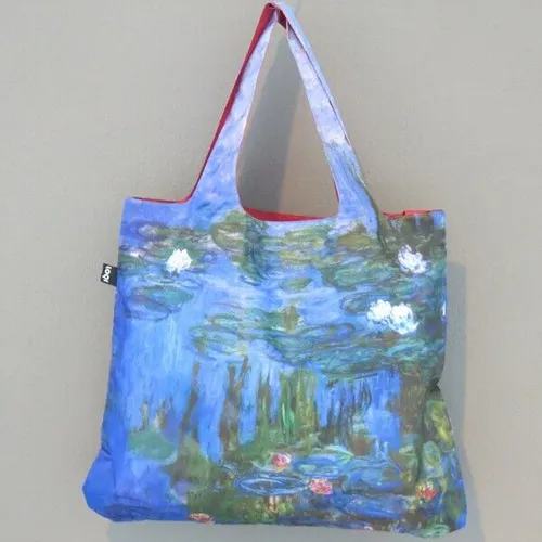 LOQI Tasche CLAUDE MONET Seerosen Water Lilies Recycle MUSEUM BAG Einkaufstasche