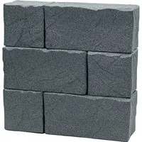 ARVES Regenwassertank Stone Block, 400 l grau - Bewässerung: Viereckiger Regenwassertank mit 400 l Fassungsvermögen aus robustem Polyethylen, ideal für effiziente Gartenbewässerung und umweltfreundliche Wassernutzung.