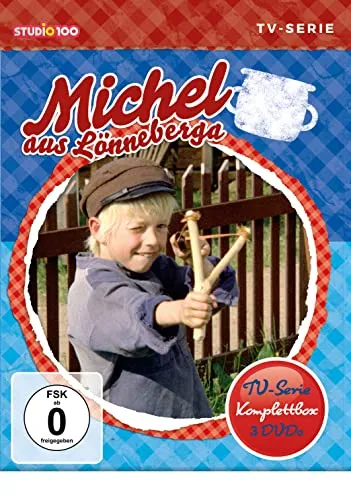 Michel aus Lönneberg - Komplette TV-Serie (1971) - 3-DVD Box der beliebten Astrid Lindgren Serie, ideal für Familienunterhaltung und Nostalgie-Fans. Erleben Sie die Abenteuer von Michel in hochwertiger Qualität!