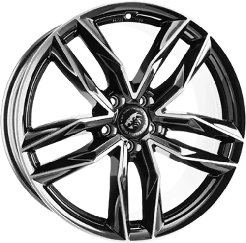 Damina Performance DM05 Alufelgen 9x20" ET21 - Hochwertige 20 Zoll Alufelgen in Schwarz, Doppelspeichen-Design, ideal für sportliche Fahrzeuge und verbesserte Fahrdynamik.