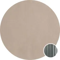 ASA SELECTION Platzset rund 38 cm in schwarzer Lederoptik - stilvolle Tischwäsche für elegantes Ambiente