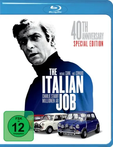 The Italian Job - 40th Anniversary Edition Blu-ray - Kultfilm mit Michael Caine, jetzt in der besonderen Jubiläumsausgabe, perfekt für Filmfans und Sammler.